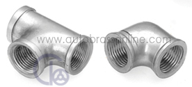 Nickel Plated Forged Plumbing Elbow 